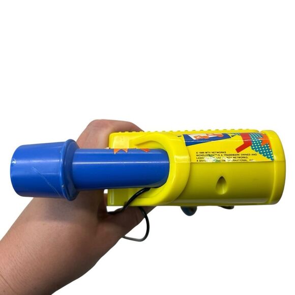 VINTAGE NICKELODEON TV STAR MICROPHONE BY NASTA RARE 1989 MTV NETWORKS - Picture 9 of 11